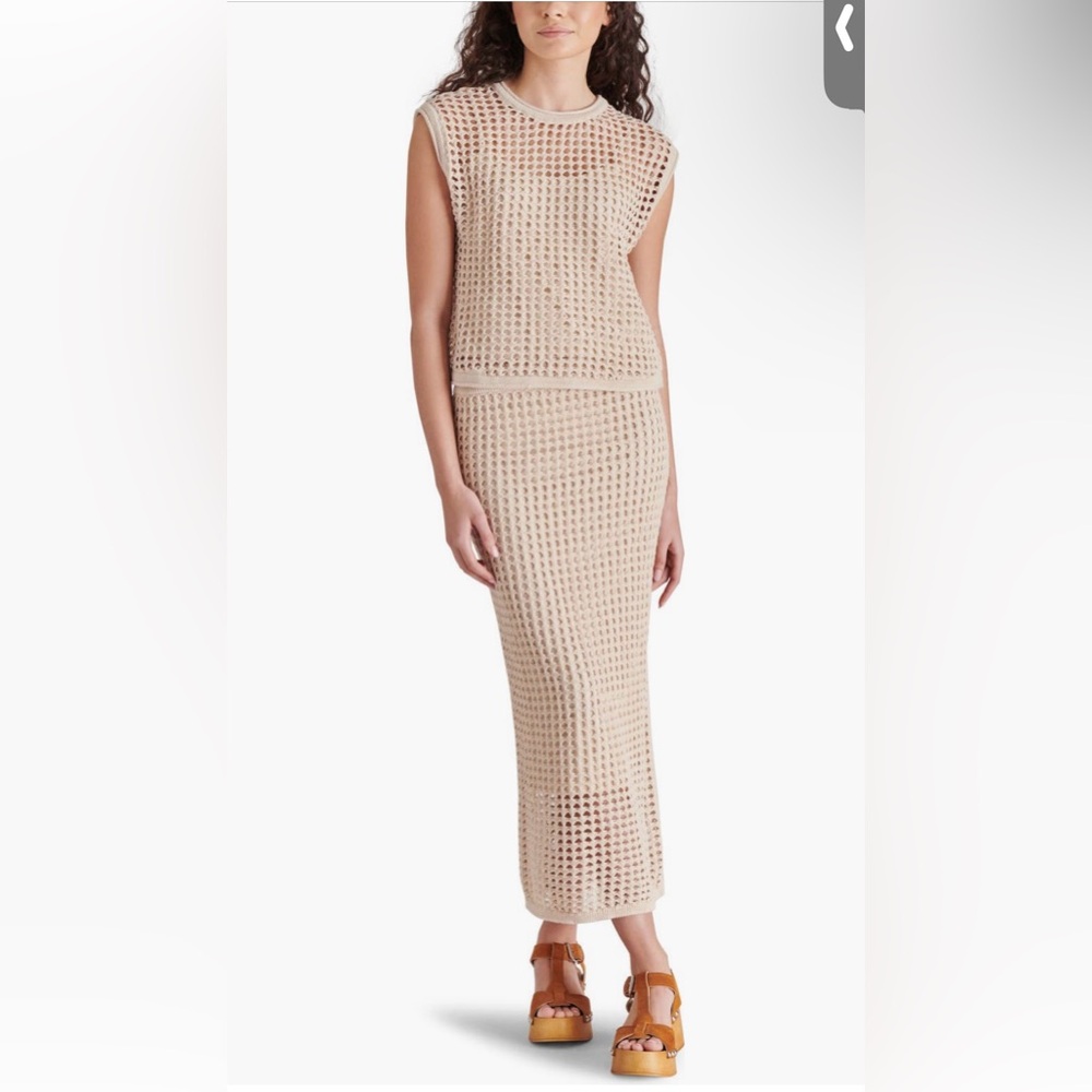 Steve Madden open stitch 2 piece set